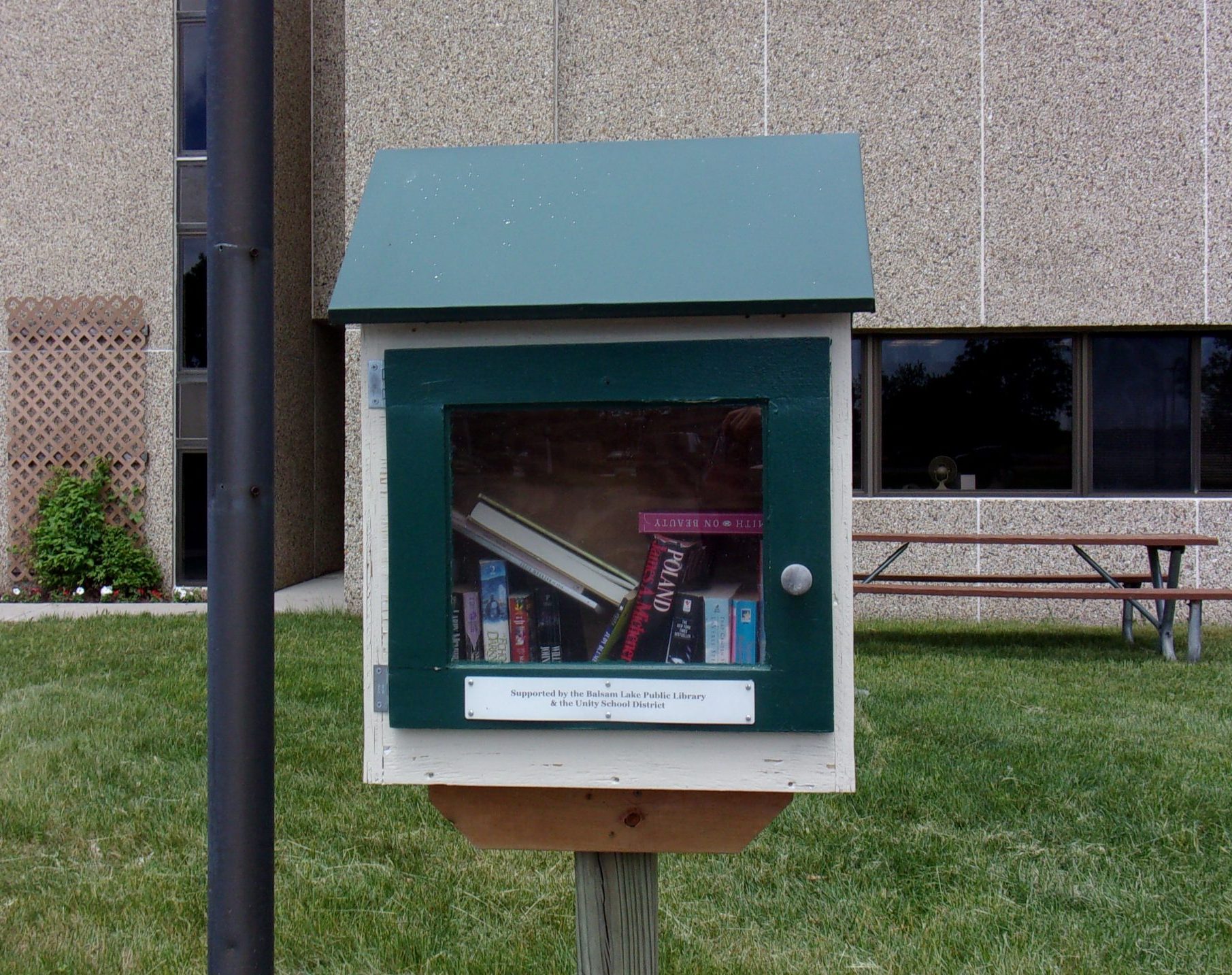 Little Free Library at the Polk County Building