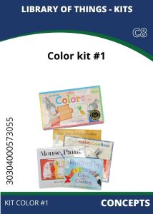 Concepts Color Kit 1 A color kit for preschoolers featuring a puzzle set and four colorful children's books about colors and counting.