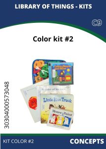 Concepts Color Kit 2 Color kit #2 from the Library of Things includes educational books and colorful learning toys for early childhood development.