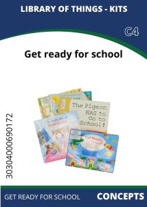 Concepts Ready for School A collection of children's books and an activity pack themed around preparing for school, displayed with a clear title header.