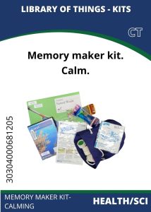 Health-Sci Memory Maker Calm Image of a calming memory maker kit featuring colorful sensory toys and educational materials promoting relaxation and mindfulness.