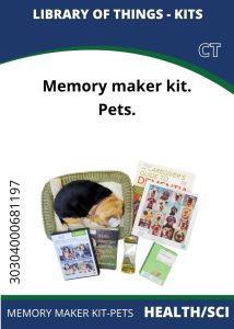 Health-Sci Memory Maker Pets A memory maker kit for pets, featuring a cozy pet bed, guides, and memorabilia to commemorate pet memories.